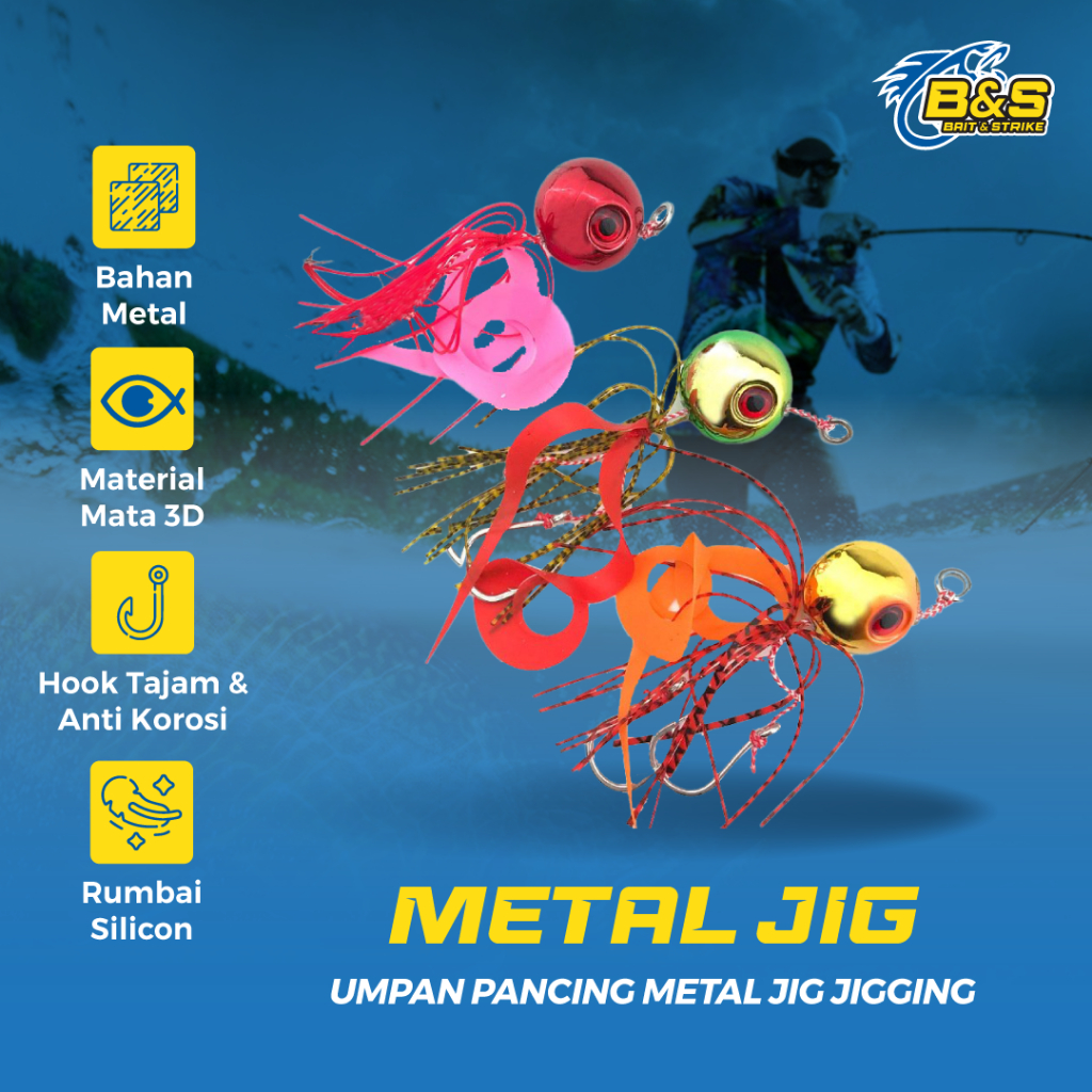 LUREKILLER UMPAN PANCING METAL JIG JIGGING MJ031