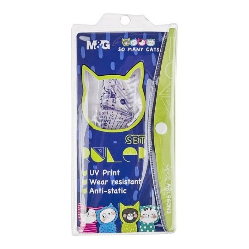 

M&G Penggaris satu set Somany cats ARL960N3