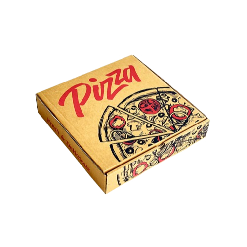 

Box Kotak Pizza Kemasan Snack Makanan Dus Kado Die Cut Ukuran 26x26x4cm