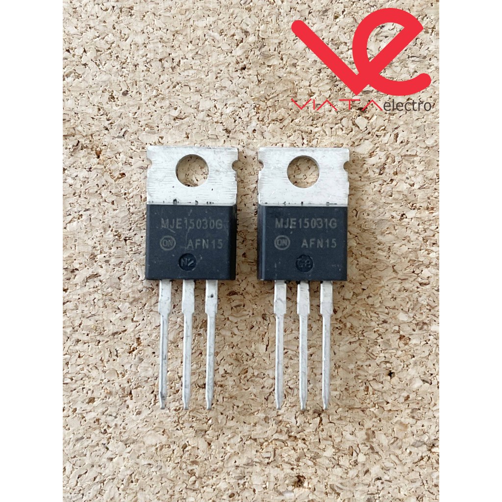 1 SET MJE15030 MJE15031 ASLI ORIGINAL MERK ON ORI MJE15030G MJE15031G 150V 8A ups