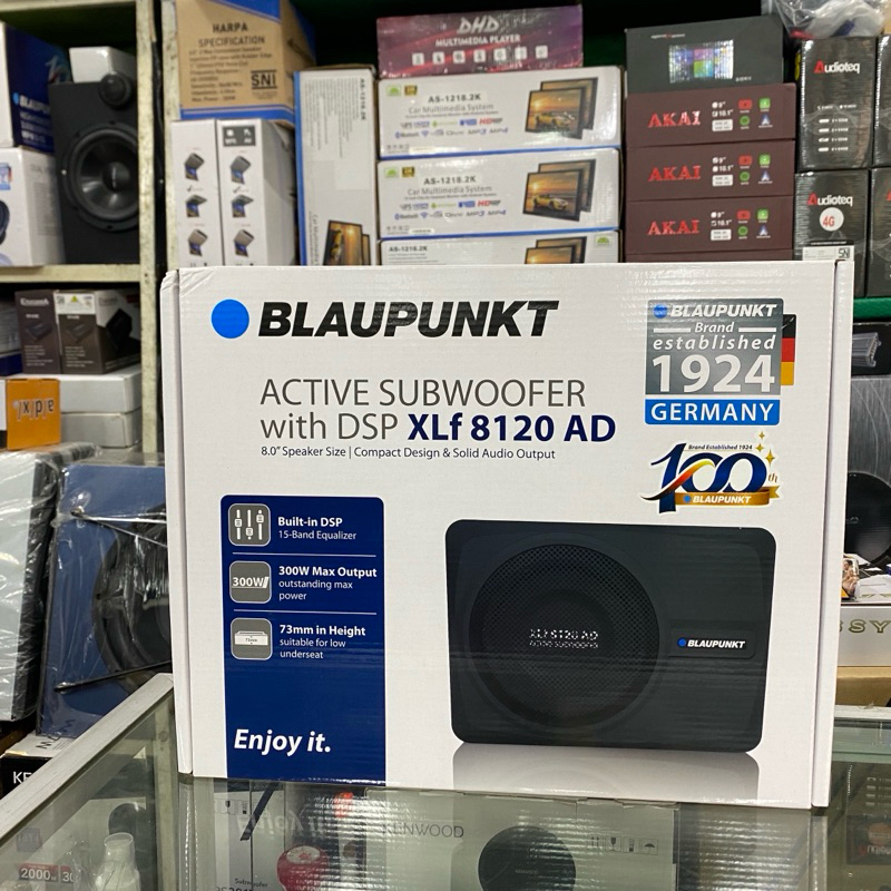 Subwoofer Blaupunkt Kolong aktif DSP XLf 8120 AD