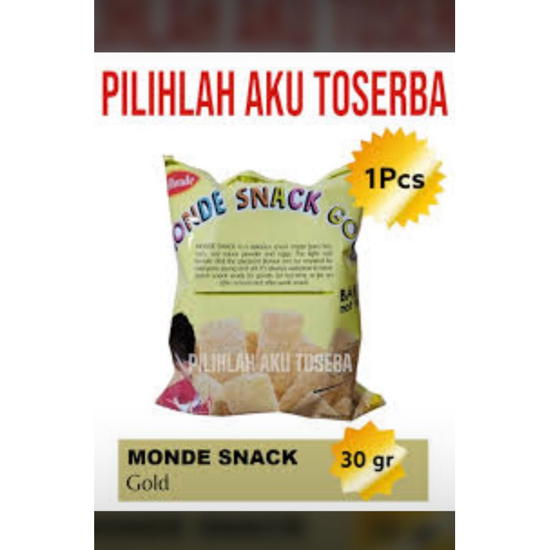 

monde snack gold 30gr