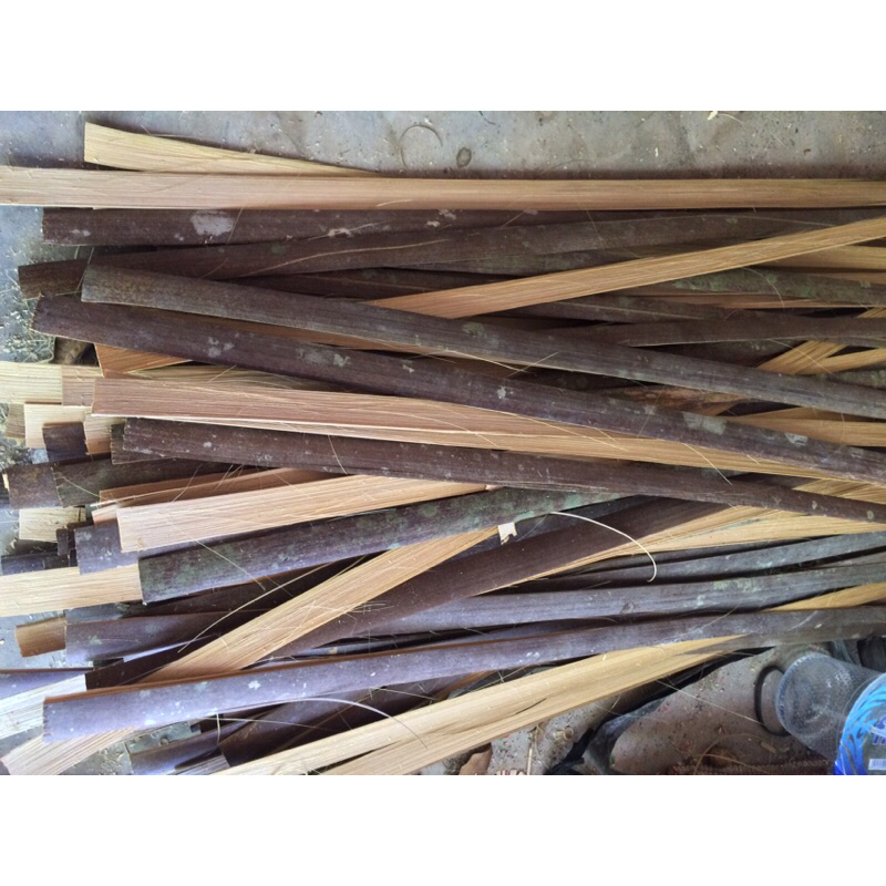 

iratan kulit bambu hitam tipis cocok untuk prakarya sekolah kerajinan custom handmade anyaman praktek langsung dari pengrajin