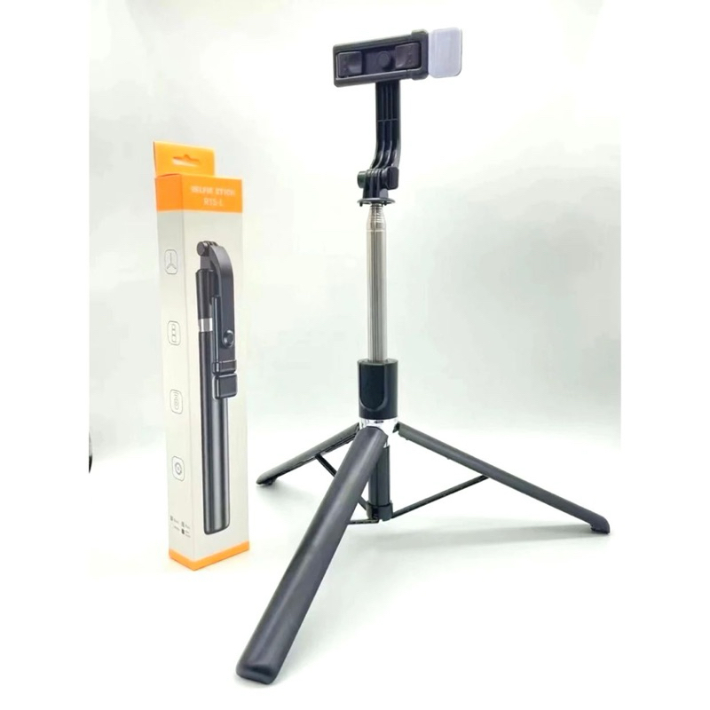 Tongsis Led + Tripod Panjang 1.7 meter Tombol Selfie (R1S-L)