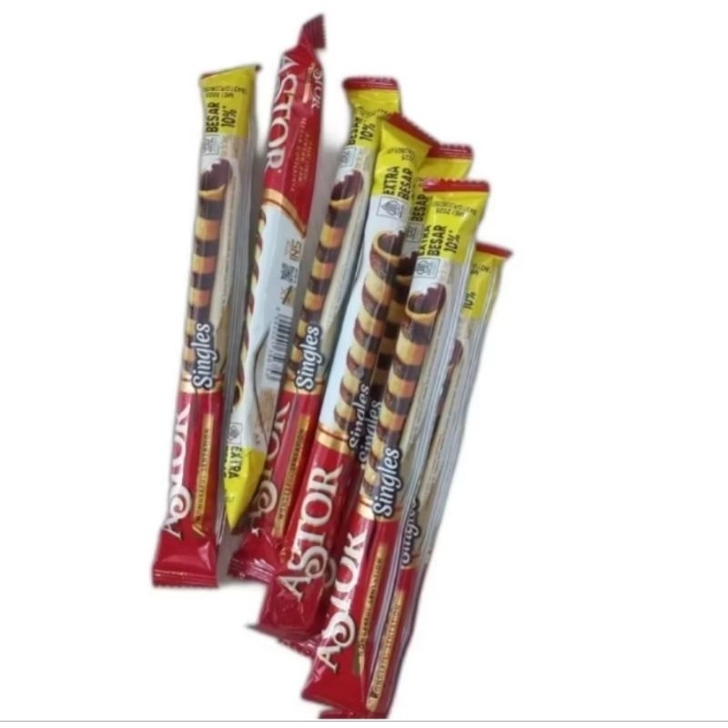 

Astor Singles Wafer Stick Coklat 14gr