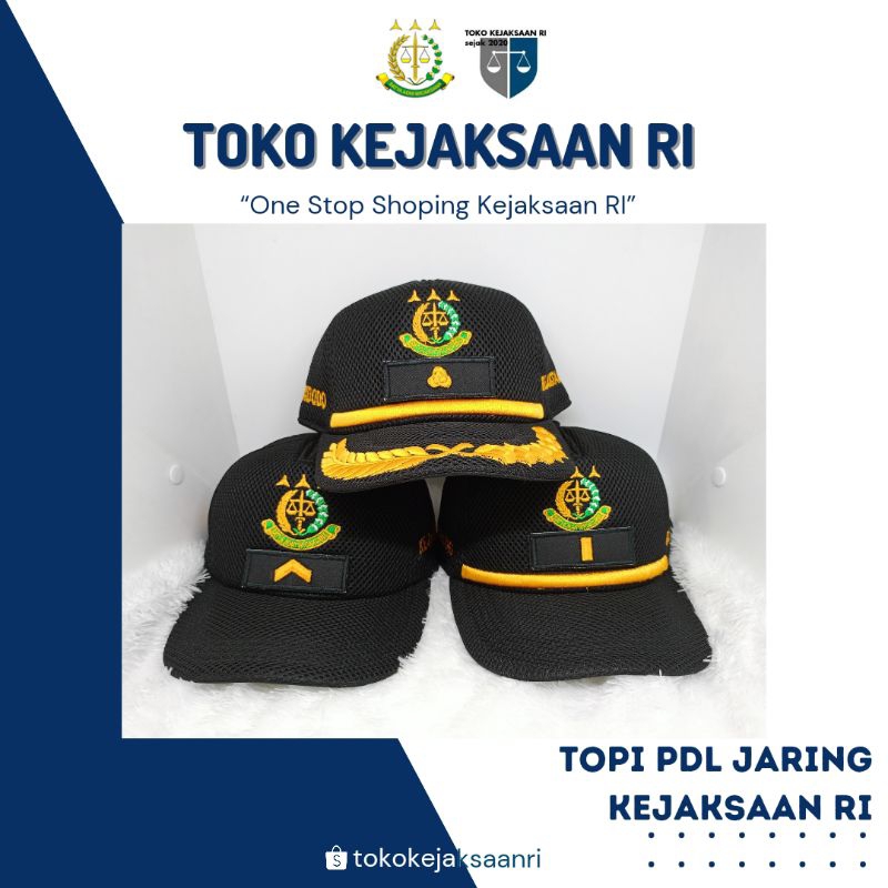 TOKO KEJAKSAAN RI - TOPI LAPANGAN JARING KEJAKSAAN RI SEMUA GOLONGAN