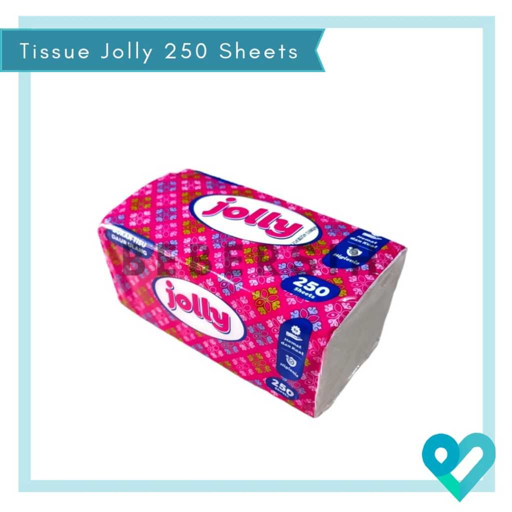 Tissue Jolly 250 Lembar/Tissue Wajah Facial Jolly 250 Sheets/Tissue Bantal Murah