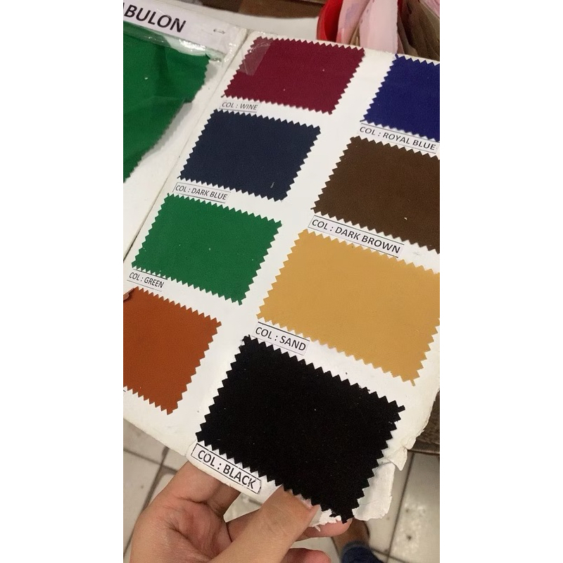 KAIN POLOS - KABULON - HALUS - BELUDRU VELVET - INTERIOR SOFA