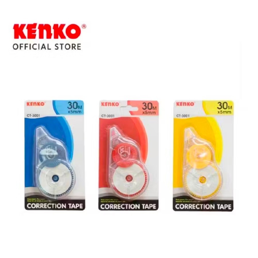 

KENKO CORRECTION TAPE JUMBO CT-3001 (30M x 5MM)