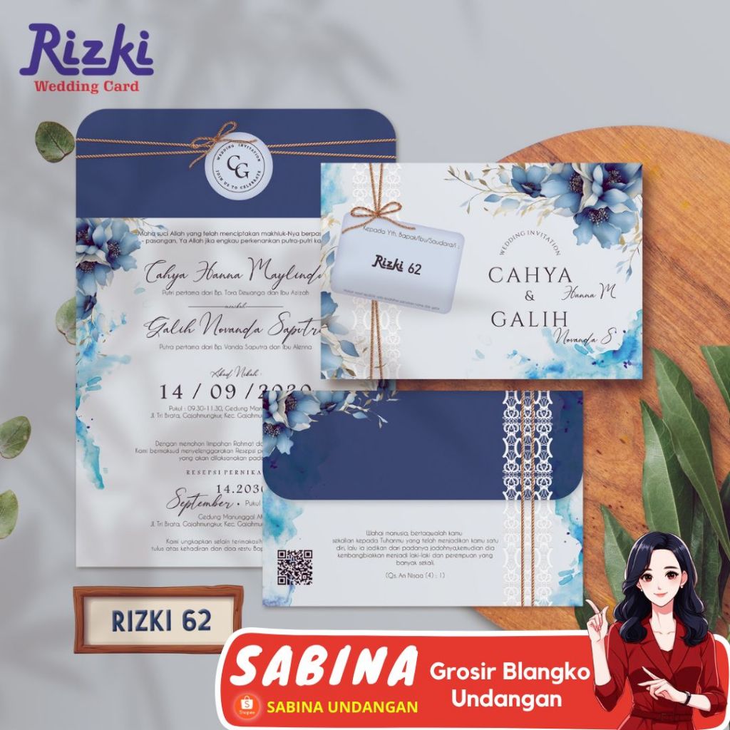 BLANGKO UNDANGAN RIZKI 62 | SABINA UNDANGAN FREE KATALOG DAN FILE SETTING