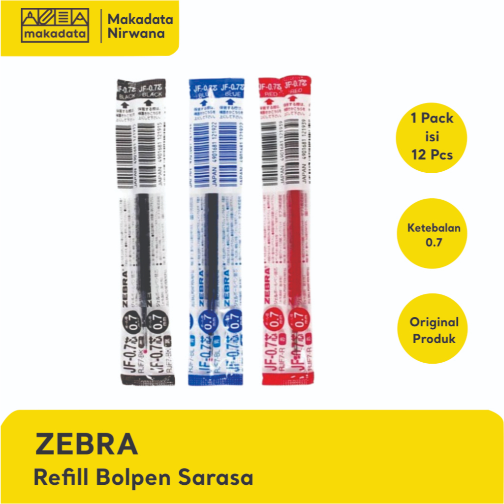 

SARASA REFILL BOLPEN/PULPEN/BOLLPOINT 0.7 (1 PCS)
