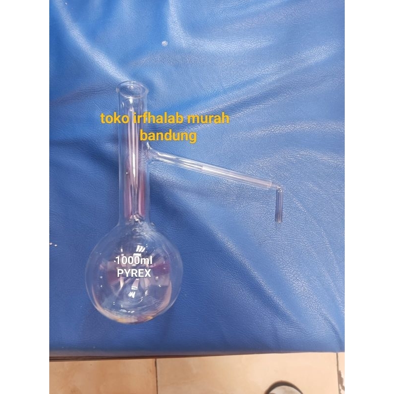 labu destilasi/labu distilaing 1000ml pyrex