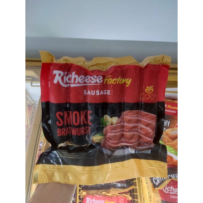 

RICHEESE FACTORY SAUSAGE SMOKE BRATWURST 360gr