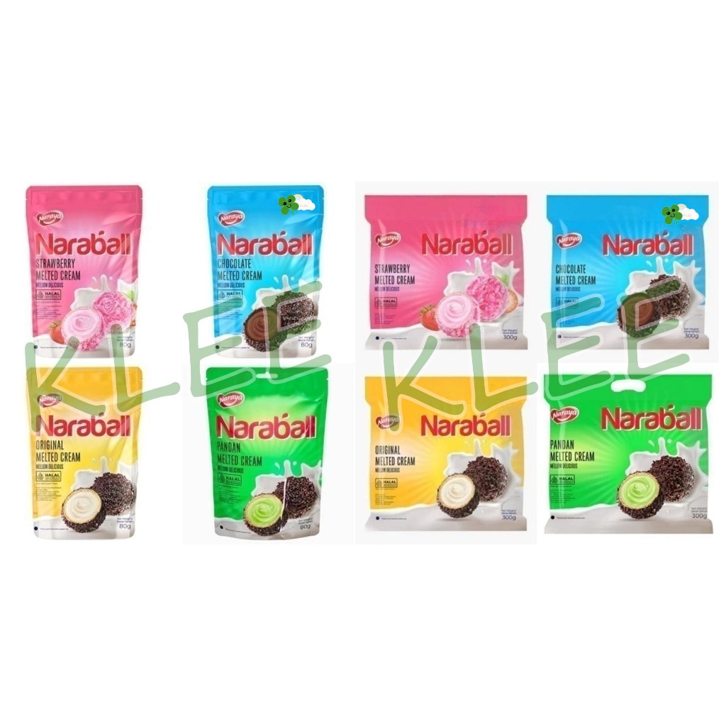 

Naraya NARABALL Biscuit Wafer Ball Original Chocolate Strawberry Pandan Melted Cream - Wafer Salut Cookies Mellow Delicious Rasa Original Cokelat Vanilla Stroberi Pandan - Biskuit Wafer Salut Kukis isi Krim 80g-300g