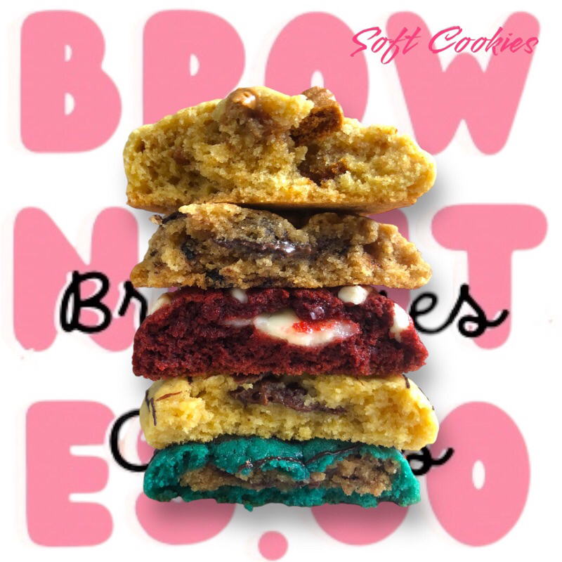 

Soft Cookies by Brownibites buy 5 Free 1pcs all varian