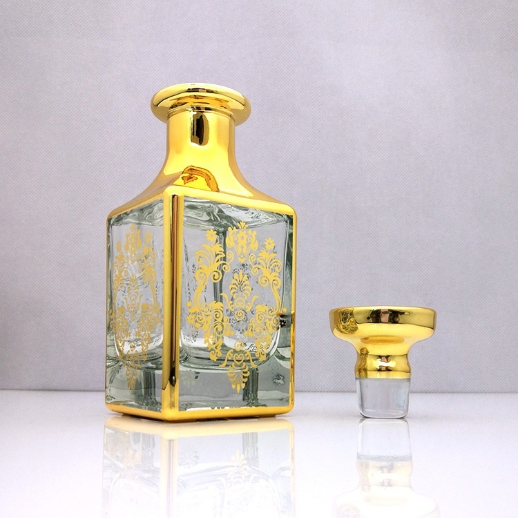 Botol Display Bibit Parfum 150ml Botol Jin Parfume Minyak Wangi Antik Gold