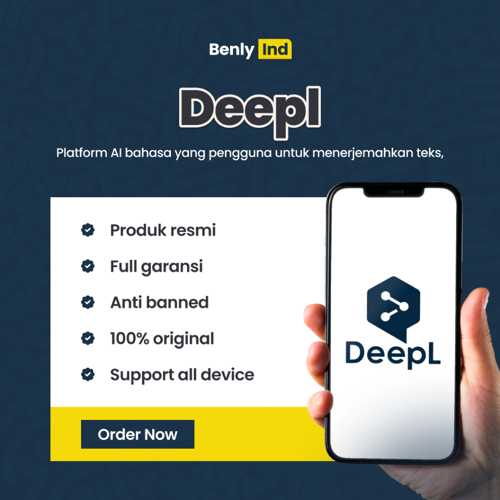 [Full Version] Deepl Pro (Translator) Garansi