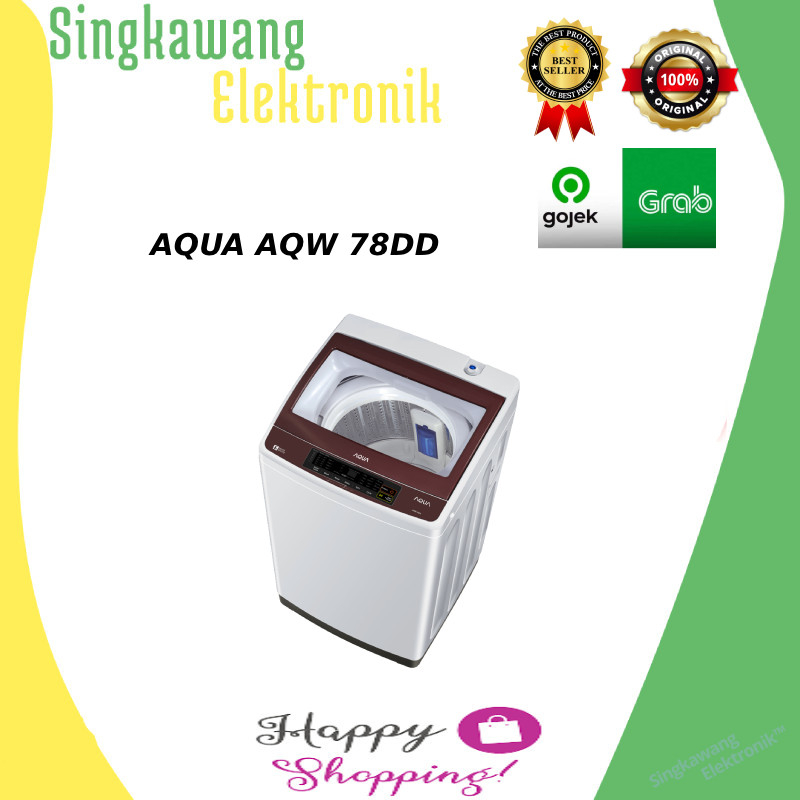 MESIN CUCI 1 TABUNG AQUA AQW 78DD