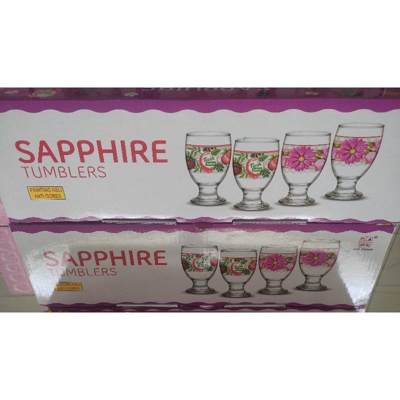 GELAS KACA SET SAPPHIRE
