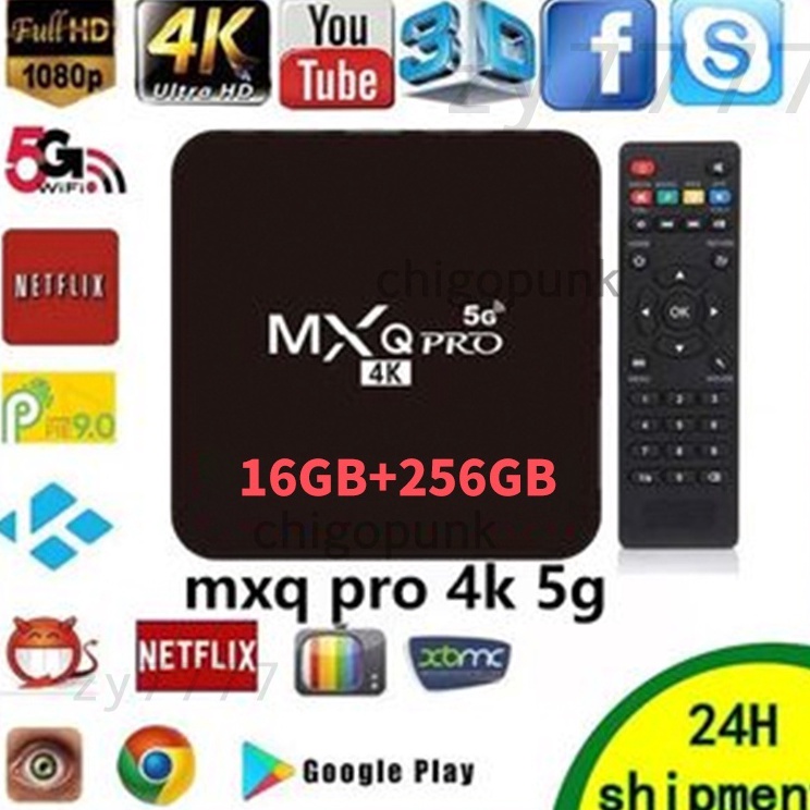 Stb Android TV 16GB256GB Android TV Box Mxq Pro 4k 5g Android TV Box TV Tabung Stb Android TV Full R