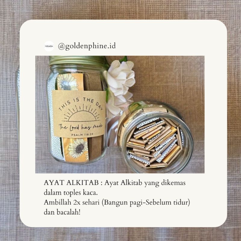 

[BACA DESKRIPSI] Ayat Alkitab | ,Color coded bible verses | Handmade with love