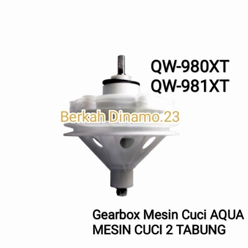Gearbox Mesin Cuci AQUA 2 Tabung QW-980XT QW-981XT Girbox Aqua Qw980xt Qw981xt