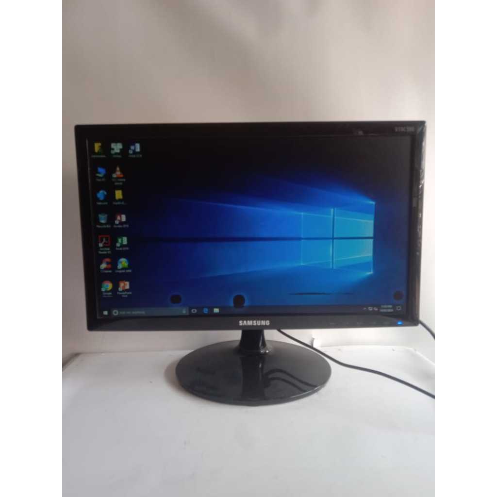 lcd monitor samsung s19c150f kondisi minus layar tompel garis hitam