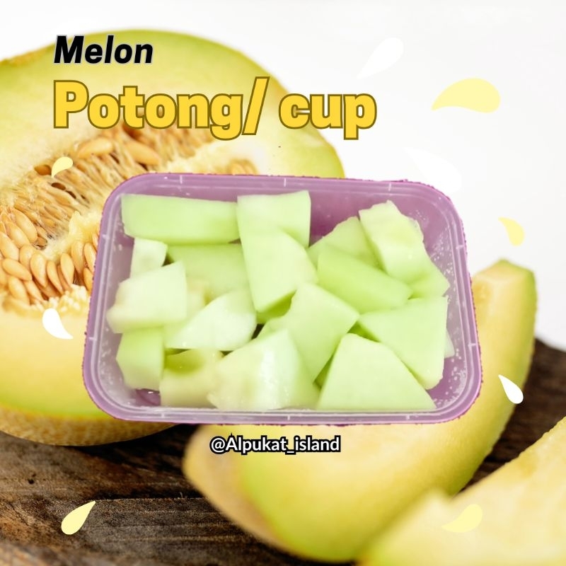 

melon potong per cup