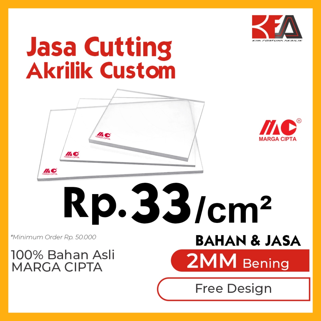 Jasa Potong Akrilik | Cutting Akrilik Custom | Cutting Laser Akrilik