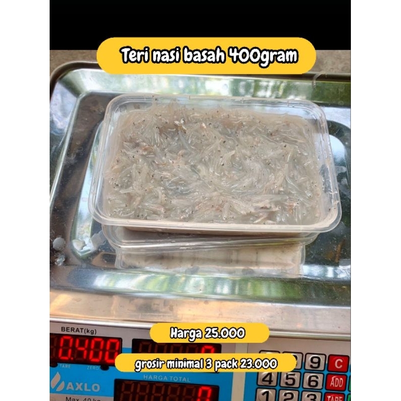 

Instan - Teri nasi basah mpasi 400gram harta karun frozen andara
