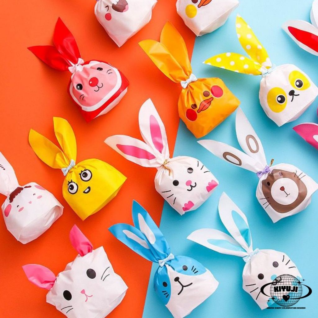 

Kiyuji Party Plastik Goodie Bag Kantong Bingkisan Souvenir Snack Ukuran Kecil Besar