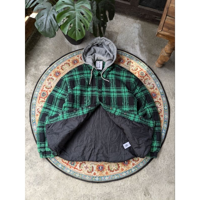 Outer Flanel Plaid Overshirt jacket Collusion not uniqlo