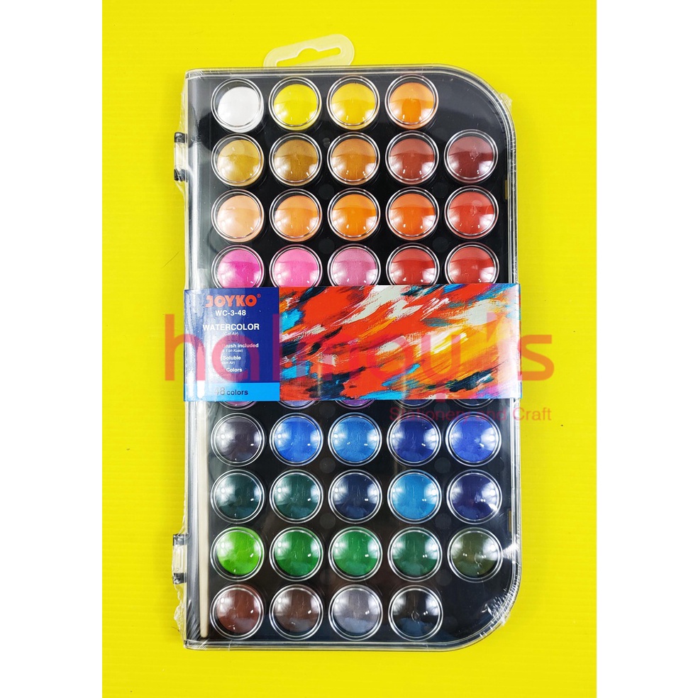 

ART H5F9 CAT AIR WATER COLOR JOYKO BLOCK 25 MM WC 3 48 WARNA