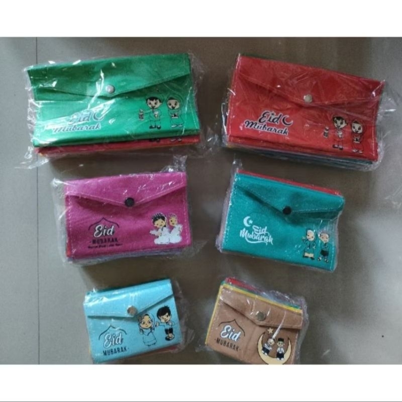 

12 pcs Dompet Angpao lebaran idul Fitri bahan CCI