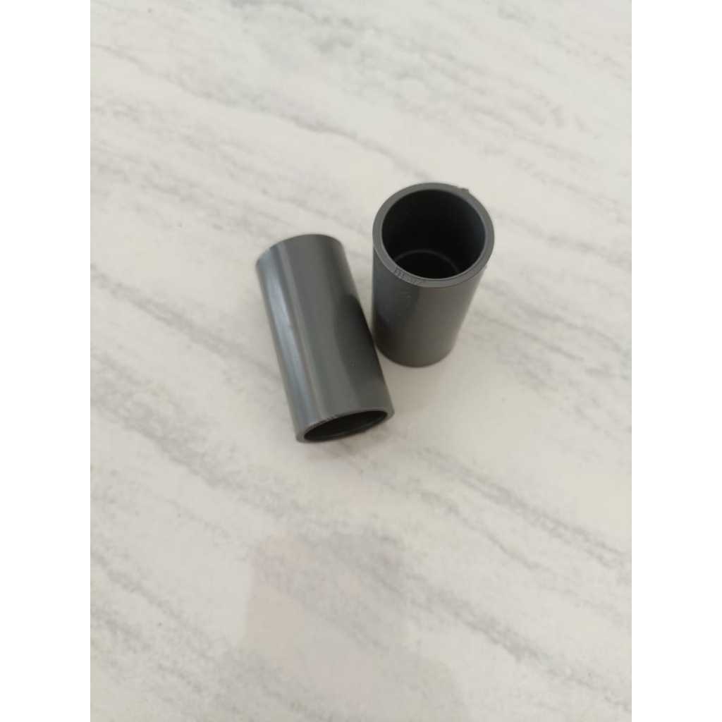 sok pipa pvc 1/2 3/4 shok pipa pvc sock pipa pvc sambungan lurus pipa pvc 1/2 3/4