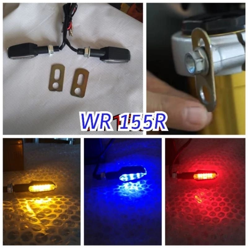 lampu sein mini LED KLX D-Tracker 150 CRF 150L WR 155