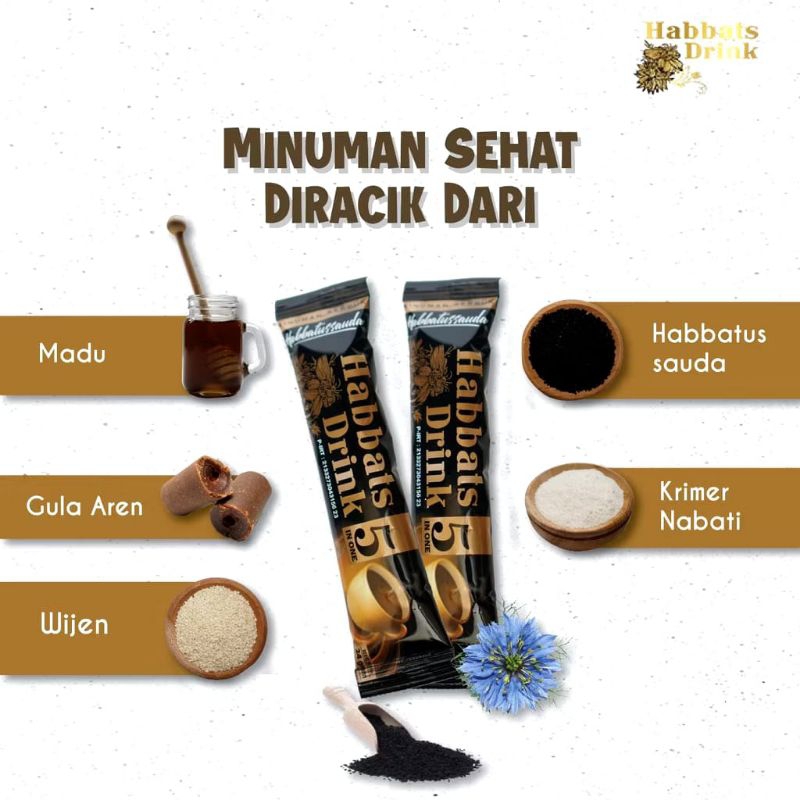 

Minuman Herbal Habbats Drink # 10sachet