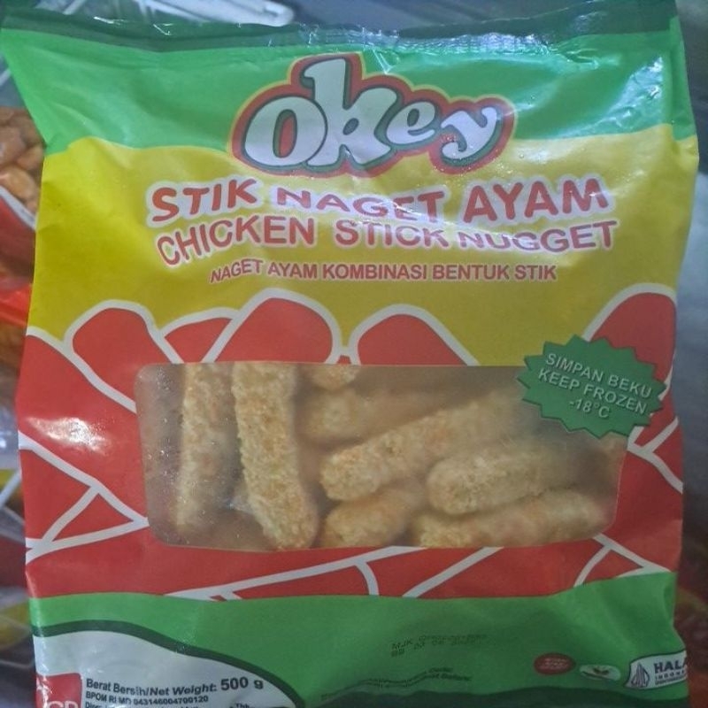 

Okey Nugget/Stik 500g dan okey stik 1kg