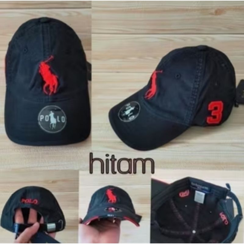 Topi Baseball Topi Impor Premium Bordir Polo// Topi Pria Wanita Kekinian