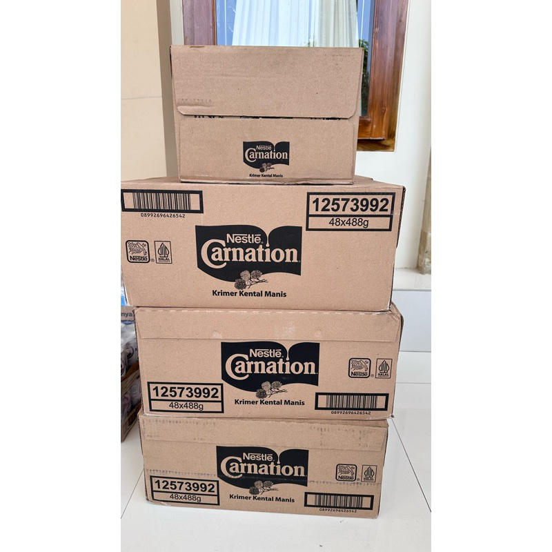 

(Karton) CARNATION 1 Karton Susu kental Manis Nestle 488gr