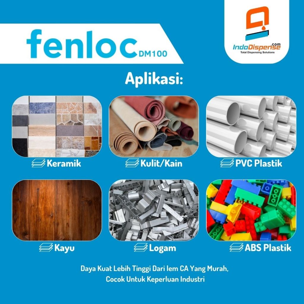 

RB Fenloc Instan Glue Premium Kering 3 Detik Transparan DIY Lem Super CA - Lem Multifungsi dan Lem