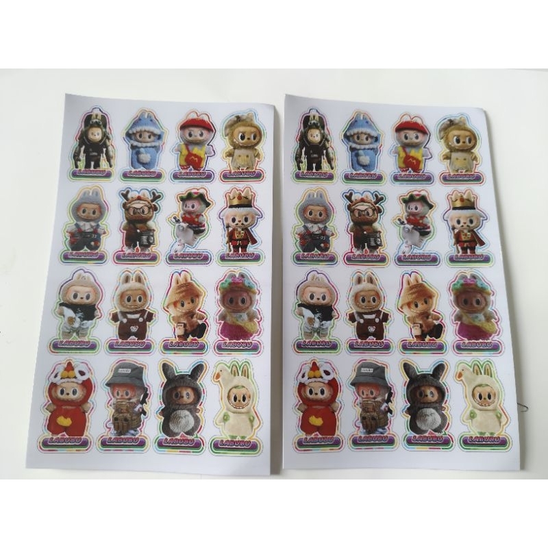

STIKER TEMPEL LABUBU STIKER LABUBU LEMBARAN