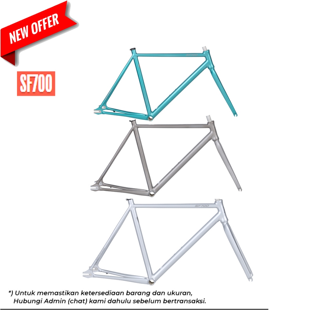 Frame Sepeda Fixie Single Gear MOSSO SF700 [700C]