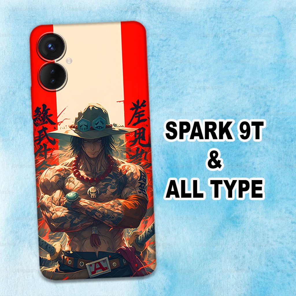 (GC5) Softcase karet Hp TECNO SPARK 9T | Case Motif Gambar Anime | Case TECNO SPARK 9T Silikon Tpu P