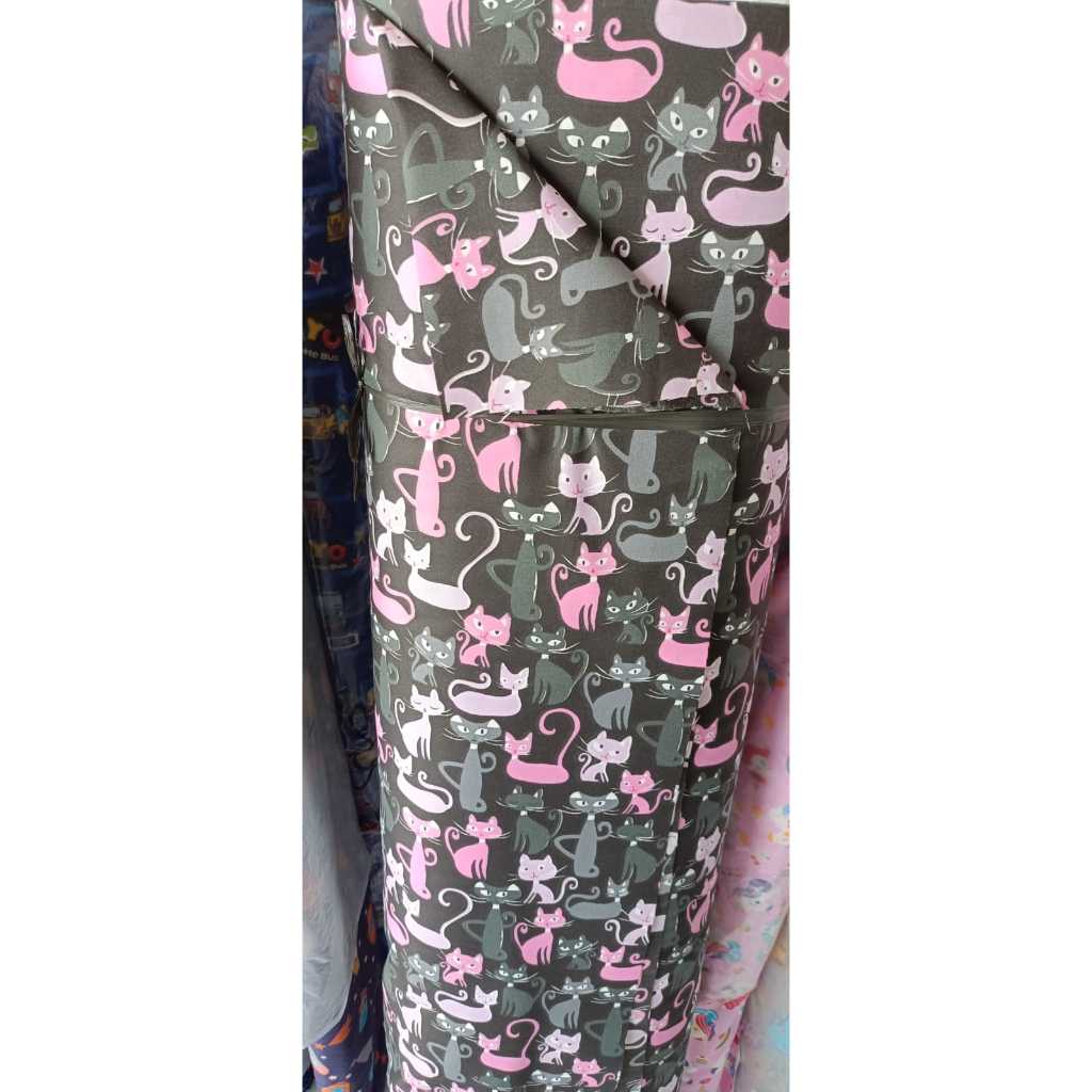 Bahan Kain Sprei Disperse Motif Karakter Katun Microsilk Meteran Bahan Gorden,seprai