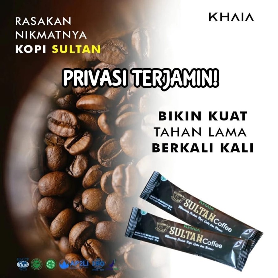 Sultan Coffee Kopi Kuat Stamina Pria Tahan Lama Obat Kuat Vitalitas