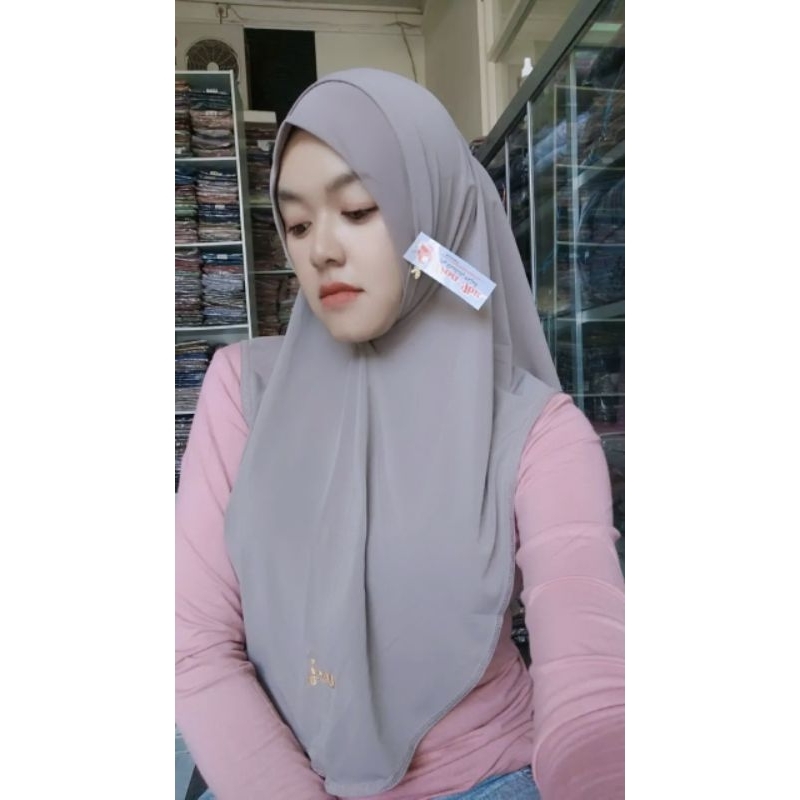 190 JILBAB LOLY MALAY LIPAT SIZE TANGGUNG S MELAYU DOA IBU JERSEY HIGH QUALITY/JILBAB DOI ORI BY BUN