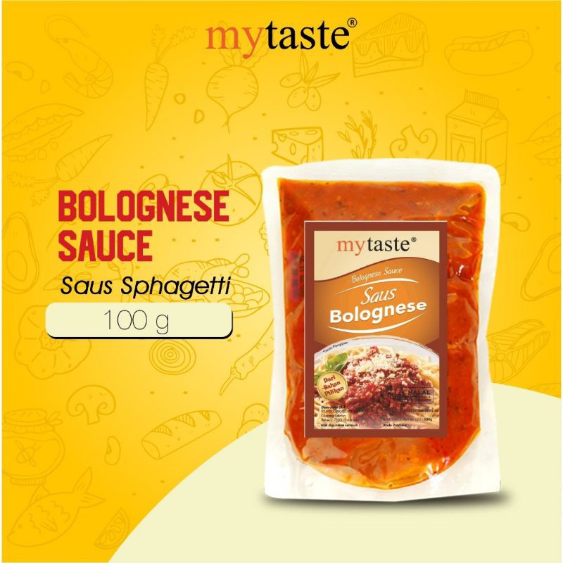 

My Taste MyTaste Bolognese Sauce Saus Bolognaise Saus Spaghetti Bolognese Saus Pasta Instan Daging Saus Tomat Halal BPOM