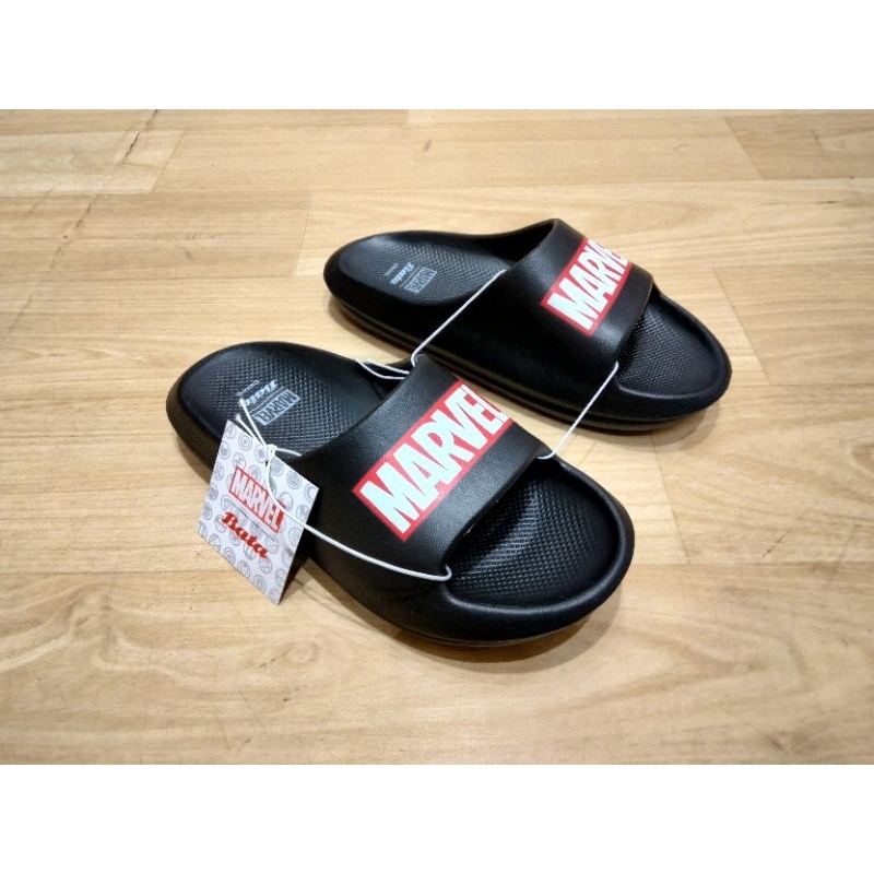 Sandal Selop Anak Remaja Bata Terbaru Bahan Karet Sandal Character Anak Warna Hitam