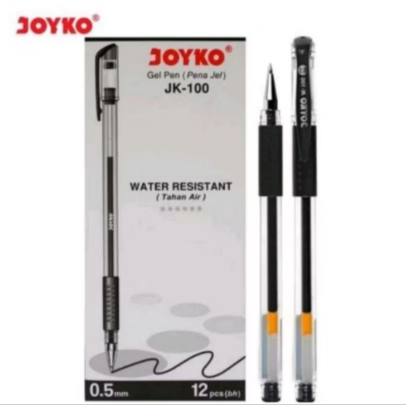 

Pulpen Gell Joyko Jk-100/Jk-100NT 0.5mm Alat Tulis Pena ATK